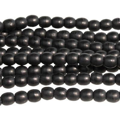 3mm Matte Jet Druk Czech Glass Beads - Goody Beads