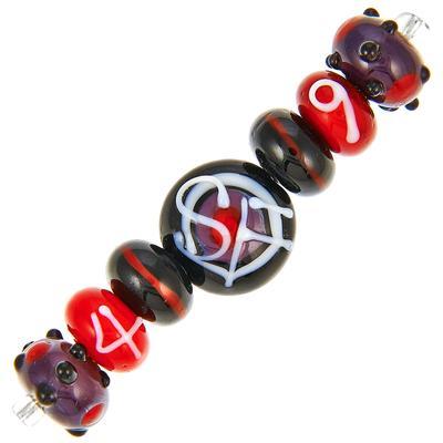 San Francisco 49ers Lampwork Bead Set - Goody Beads