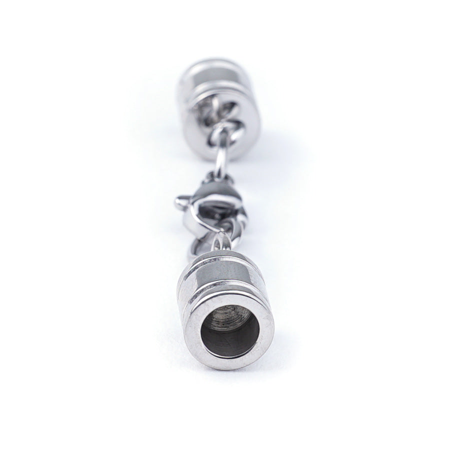 4.4mm Stainless Steel Glu-N-Go End Caps - Goody Beads