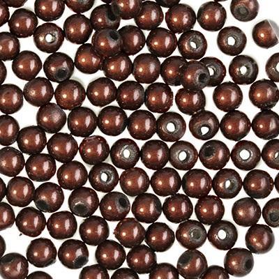 6mm Chocolate Brown Miracle Bead - Goody Beads