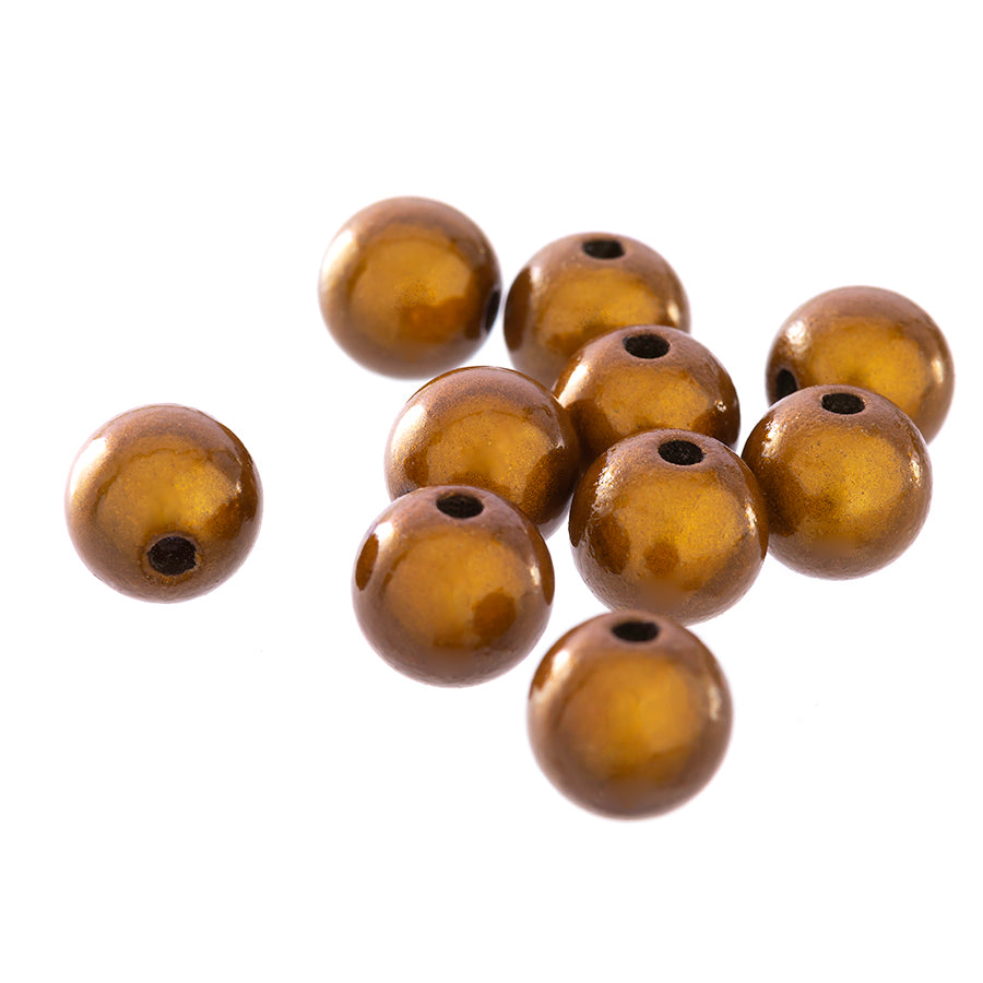 8mm Copper Miracle Bead - Goody Beads