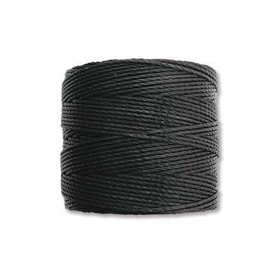 Black S-Lon Bead Cord Spool - Goody Beads