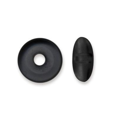 2mm Black Rondelle Bead Bumpers from Beadalon - Goody Beads