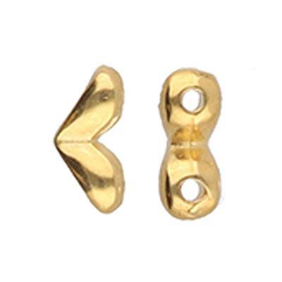 Cymbal Mitakas 24k Gold Plated Side Bead for DiamonDuo Beads - Goody Beads