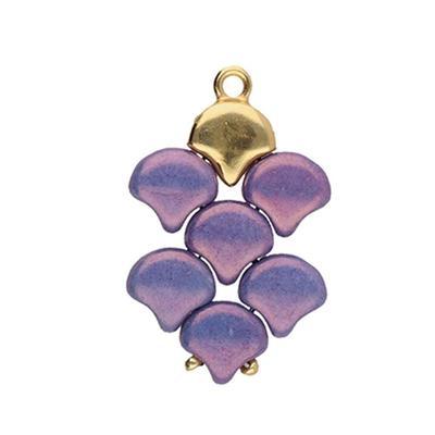 Cymbal Kastro Gold Plated Bead Endings for Ginko Beads - Goody Beads