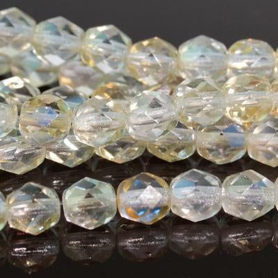 6mm Twilight Crystal Czech Glass Fire Polish Beads - Goody Beads