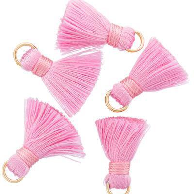 20mm Rose Fabric Tassel - Goody Beads