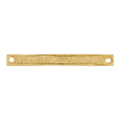 36mm Satin Gold Bar Link - Goody Beads