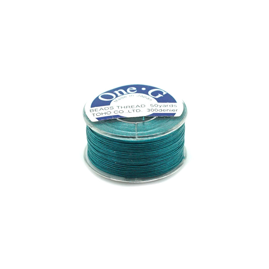 Deep Green TOHO One-G Nylon Thread - 50 Yard Spool - Goody Beads