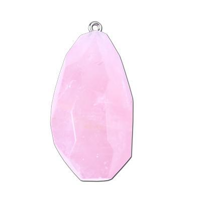 Rose Quartz Large Irregular Nugget Pendant - Goody Beads