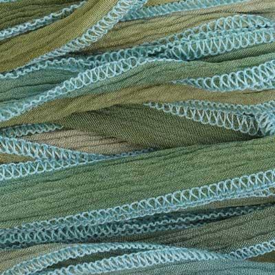 Spring Fling Hand Dyed Silk Ribbon