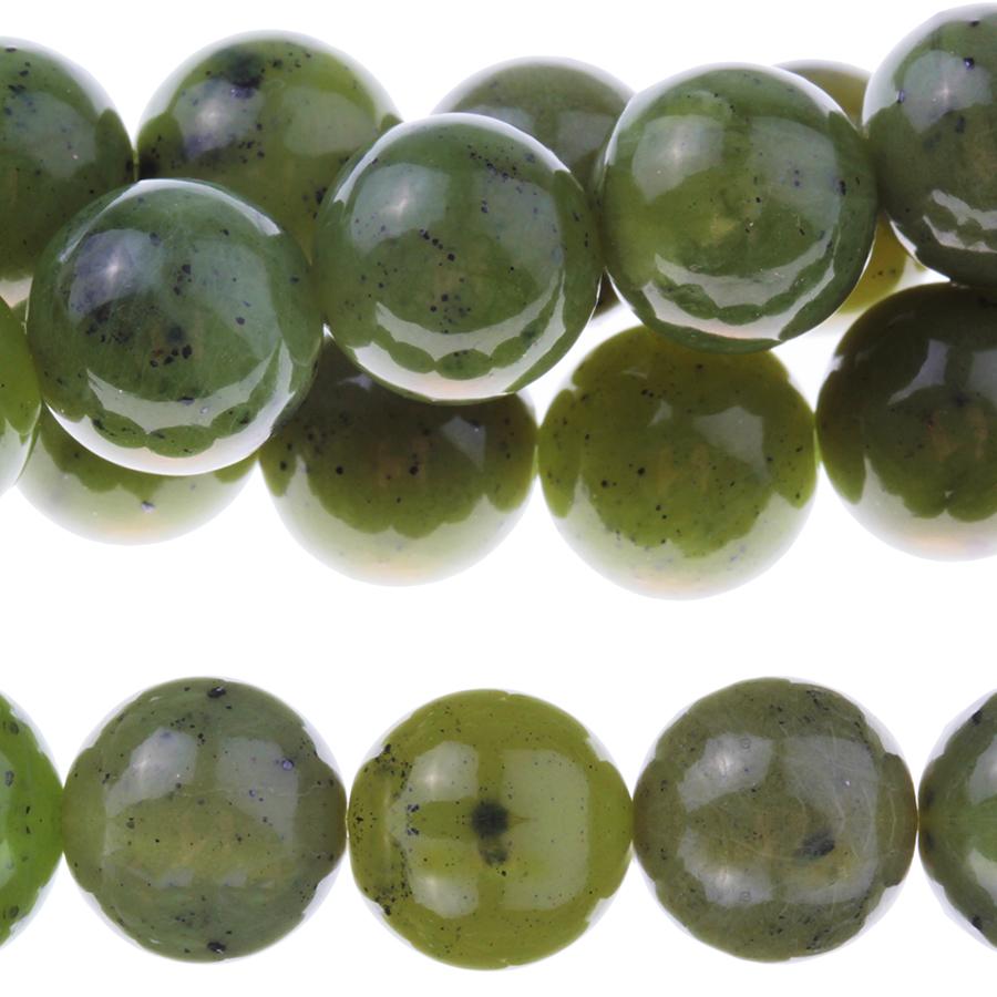 Jade 10mm Round 8-Inch